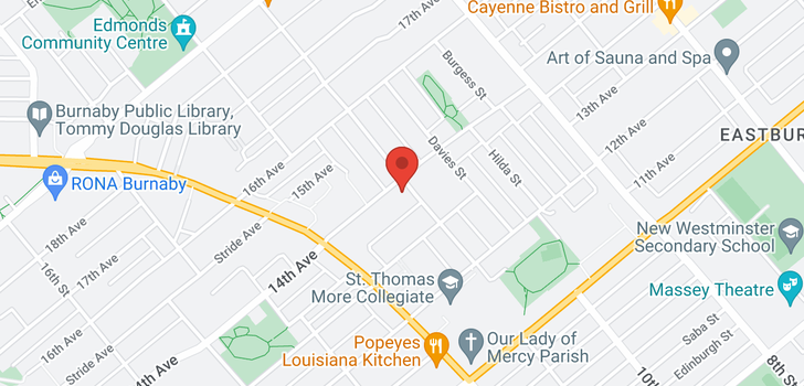 map of 7490 14TH AVENUE